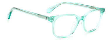 Youth Girls Kate Spade Eyeglasses: Bari - Teal(2) SpecSMART Eye Clinic (Diagonal View)